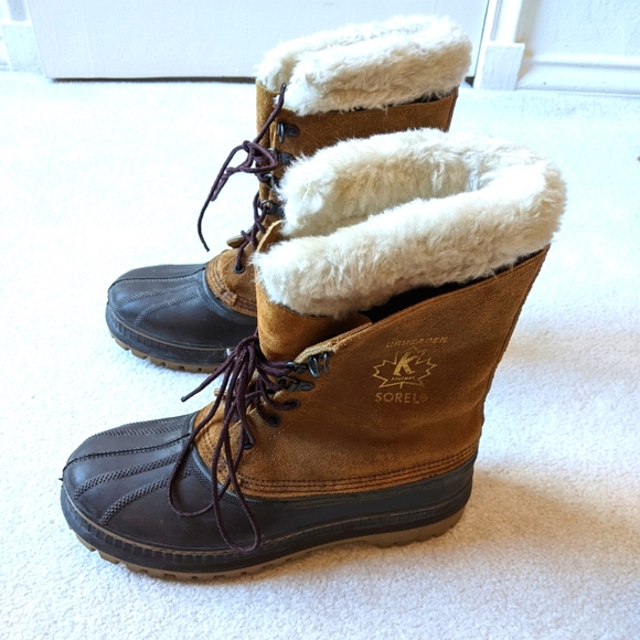Sorel Other - SOREL VTG made Canada power Kaufman caribou rubber snow winter boots size 8